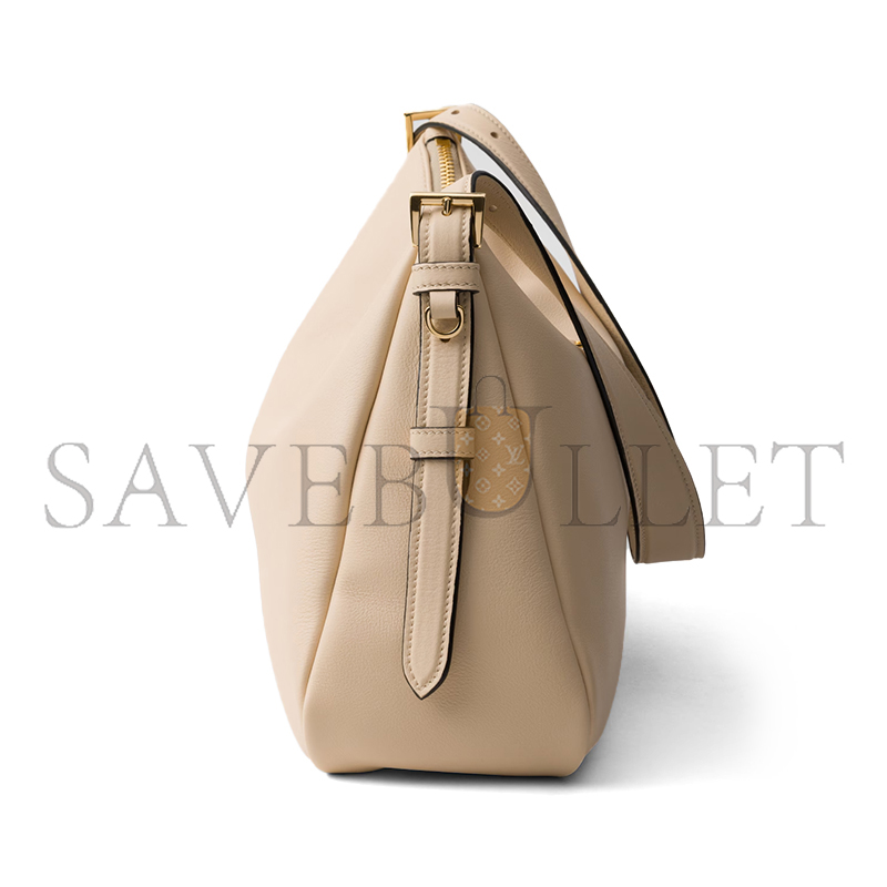 PRADA AIMÉE LARGE LEATHER SHOULDER BAG 1BC228 (39*23*12cm) PRADA AIMÉE LARGE LEATHER SHOULDER BAG 1BC228 (39*23*12cm)